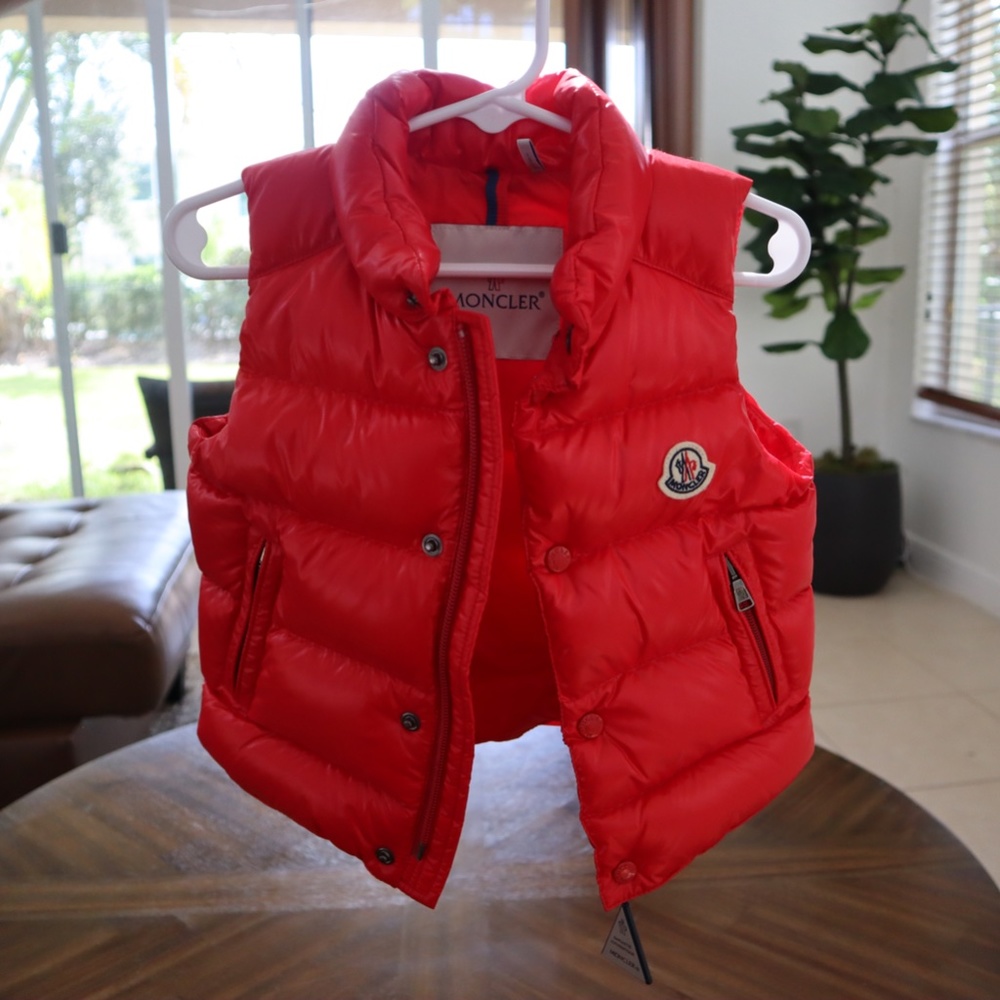 AUTHENTIC Moncler | Bernard Quilted Down Puffer Vest | Red